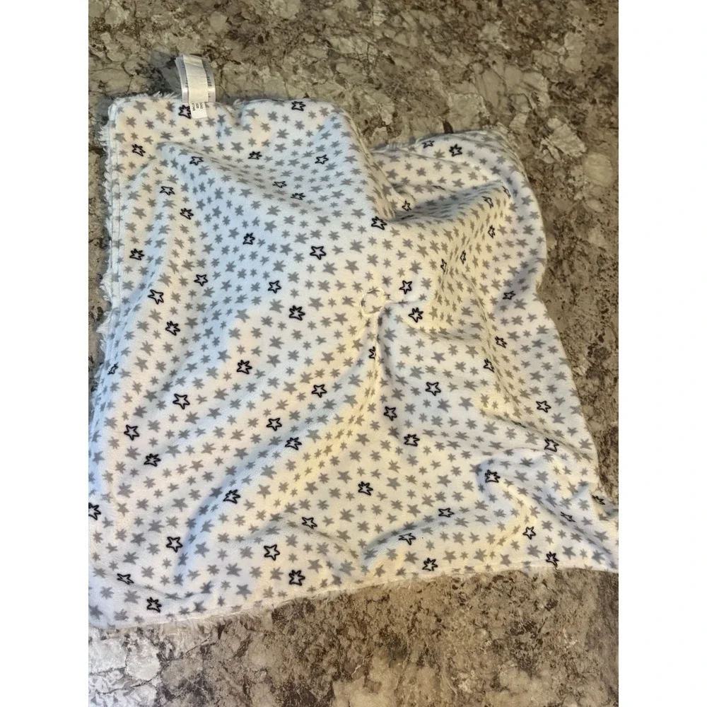 Carters Just‎ One You White Sheep Lovey Soft Security Blanket Reversible VGUC